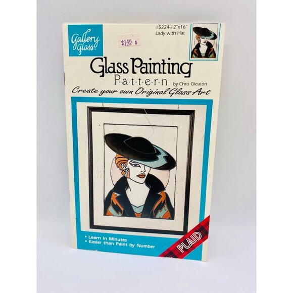 Vintage Gallery Glass Painting Patterns Lot Of 9 By Lanna Siddens & Karen Mason - Picture 10 of 10